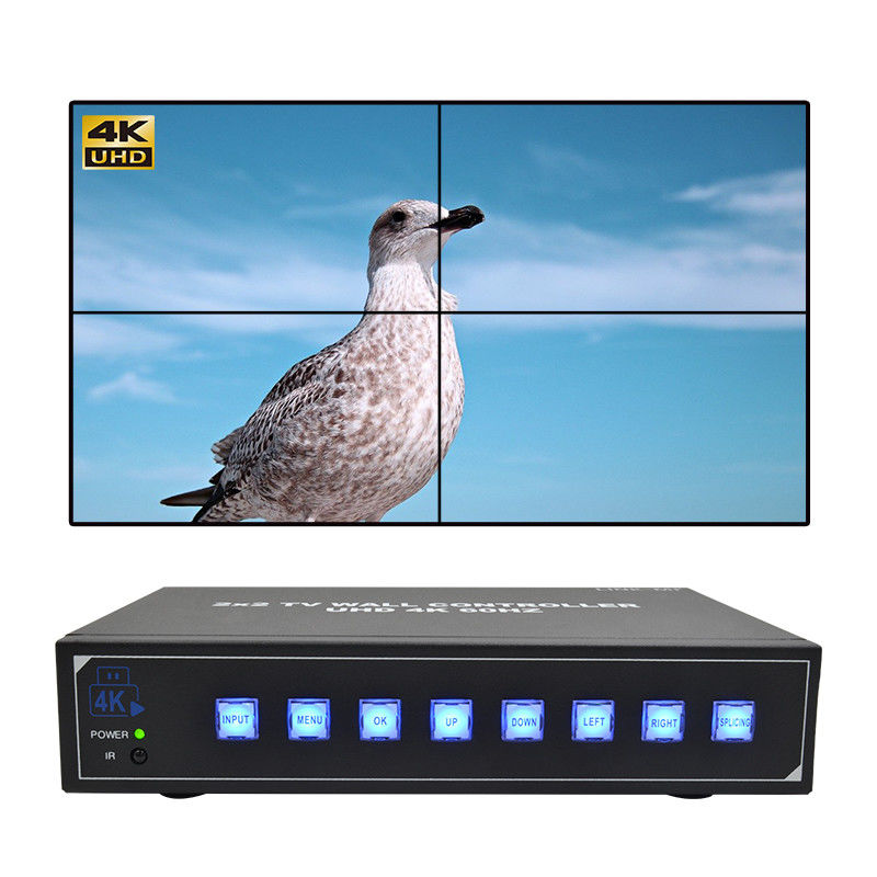 1X4 1X3 1X2 2X1 3X1 4X1 معالج حائط تلفزيون UHD لحد أقصى 3840x2160 60Hz دقة المدخل