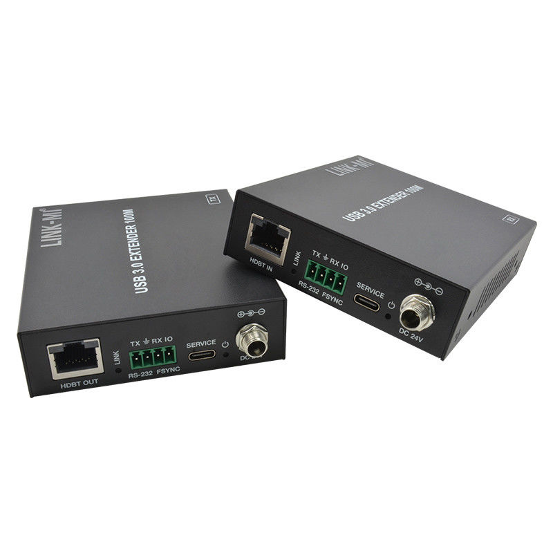 التيار الكهربائي 100-240 فولت 50/60 هرتز المدخل USB 3.0 Extender 100m السرعة والاتصال المستقر