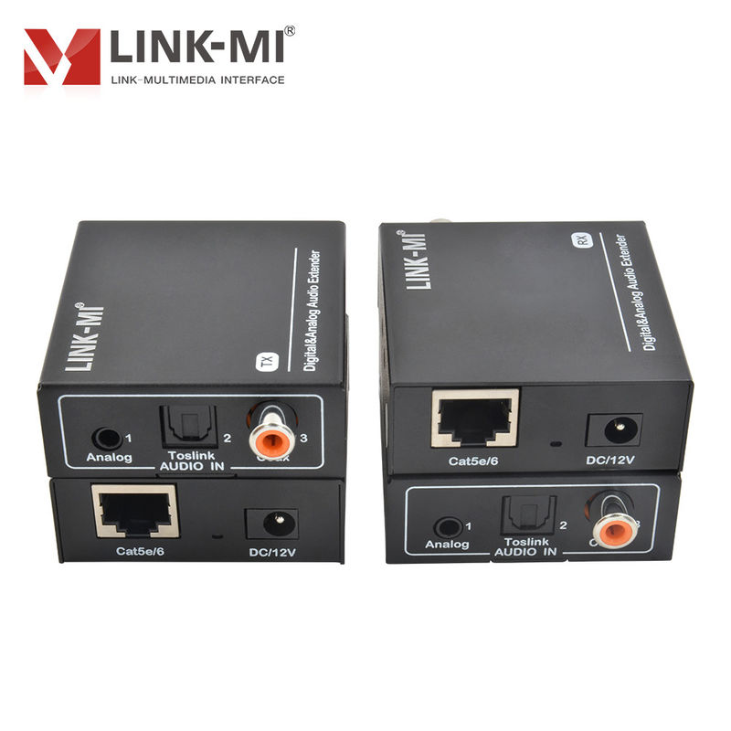 مستخرج صوت HDMI / موسع صوت مع إمدادات الطاقة 5 فولت عرض النطاق الترددي 18 جيجابايت / ثانية و أقصى مسافة 500 متر