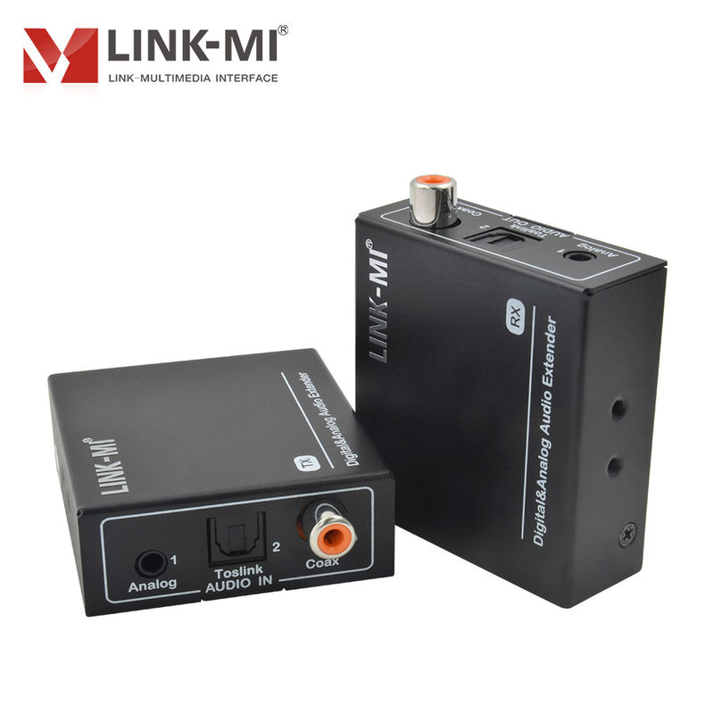 مستخرج صوت HDMI / موسع صوت مع إمدادات الطاقة 5 فولت عرض النطاق الترددي 18 جيجابايت / ثانية و أقصى مسافة 500 متر